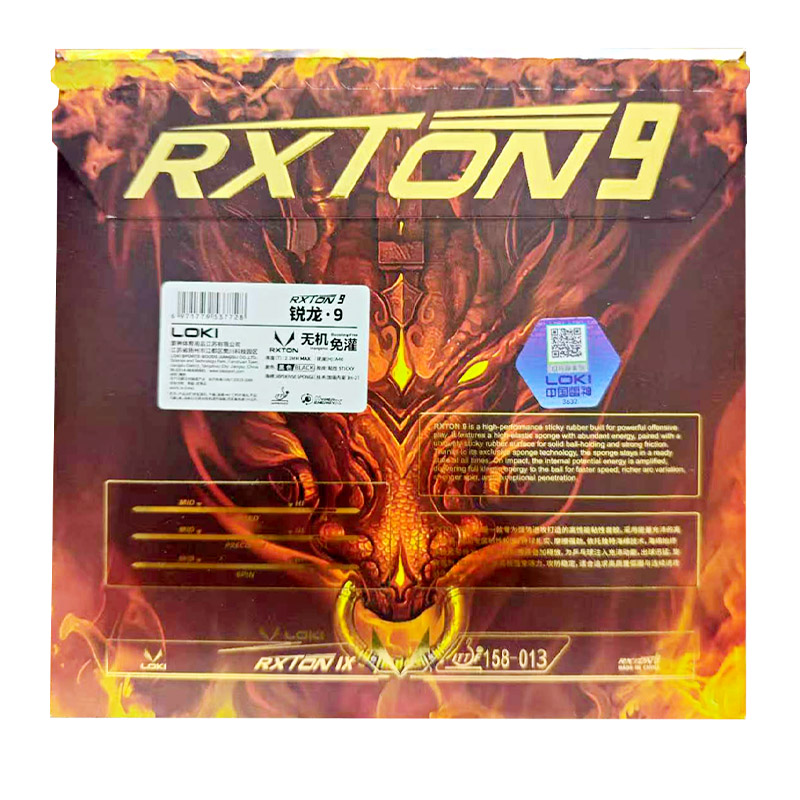 LOKI RXTON 9 Table Tennis Rubb - Table Tennis Loki 评论和价格